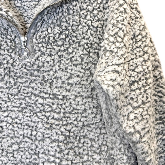 Arden B Jacket Pullover Coat Womens Size S Gray Cozy - Picture 5 of 6